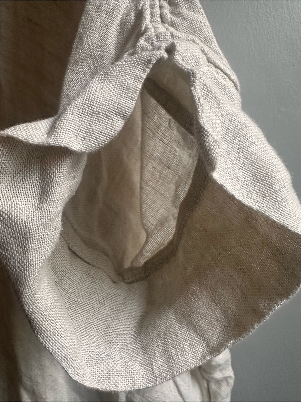 Posse Cream Striped  Cotton Linen blend TOP NWOT EXACTLY AS  PICTURED❤️ - Picture 5 of 12